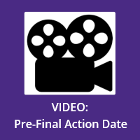 Pre-Final Action Date video